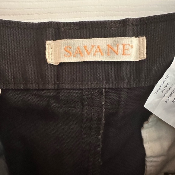 SAVANE ~ Men’s Black Cargo Utility Shorts with ample storage pockets size 34 - Picture 4 of 9